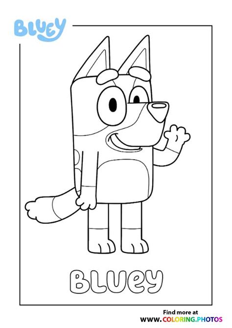 printable bluey family colouring pages minimalist blank printable