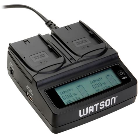 watson duo lcd charger   lp  lp en battery