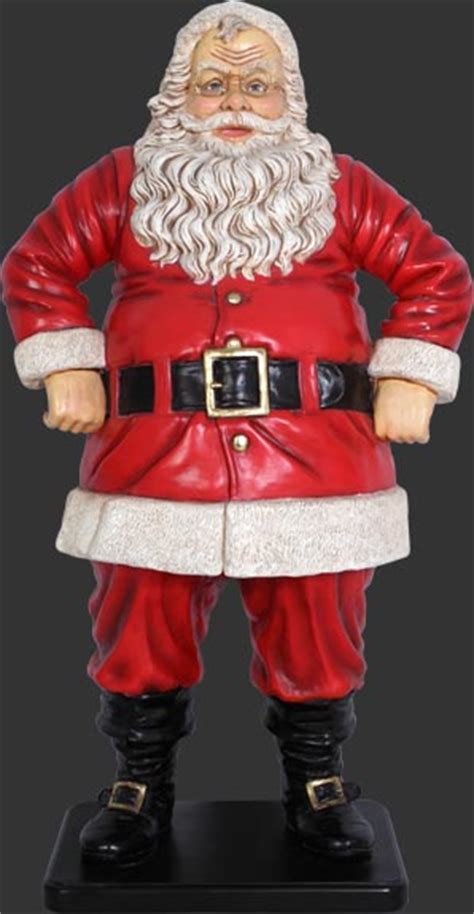 christmas fiberglass statues