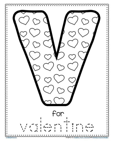 coloring pages valentine day printables  preschoolers  svg