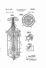 Extinguisher Patent Patents Fire Drawing sketch template