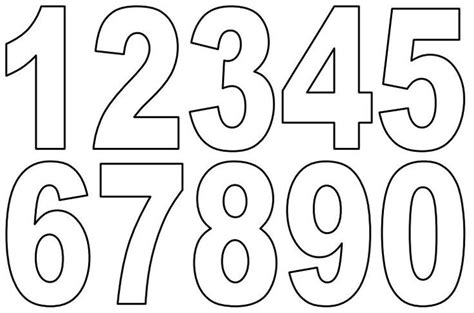 numbers coloring book   printable numbers numbers  numbers