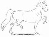 Horse Coloring Hackney Horses Pages Printable Lineart Deviantart Categories sketch template
