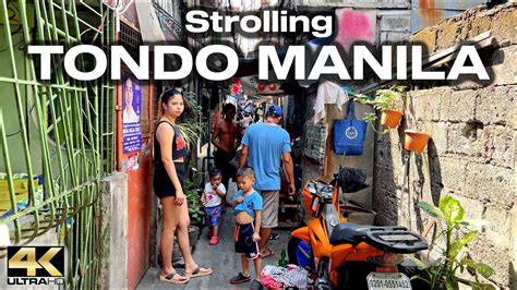 First Time Walking This Part Of Tondo Manila Philippines [4k] Youtube