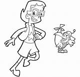 Cyberchase Coloring Pages Inez Yeras Digit Boys Fun Girls sketch template