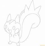 Pachirisu Coloring Pages Pokemon Online Color Supercoloring Printable Coloringpagesonly sketch template