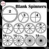 Blank Spinners Spinner Teacherspayteachers Printable sketch template