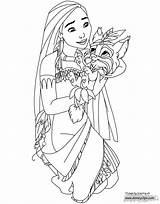 Pocahontas Coloring Pounce Pages Disneyclips sketch template