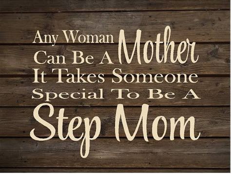 anyone mother special to be a step mom wood sign canvas