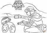 Coloring Rey Pages Bb Force Awakens Wars Star Bb8 Printable Kylo Ren Episode Vii Color Getcolorings Drawing Sheets Dot Book sketch template