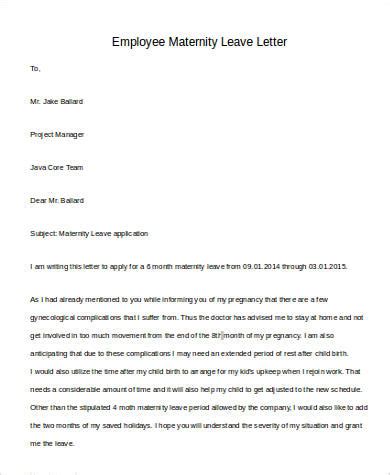 leave letter templates   ms word