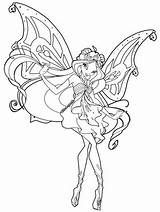 Winx Coloring Club Pages Flora Choose Board Girls sketch template