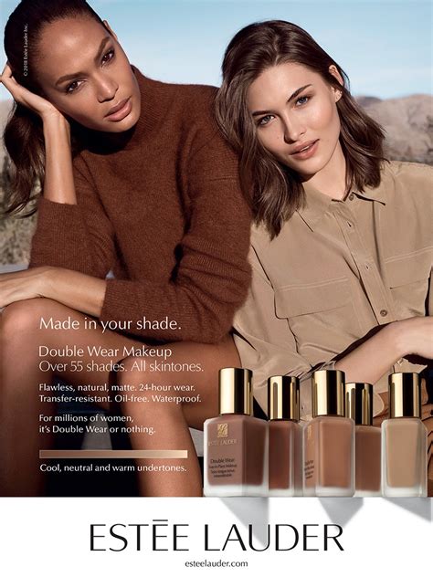 estee lauder double wear makeup ad campaign karlie kloss