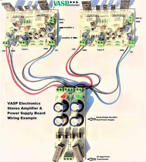 amplifier circuit wiring diagram list  parts