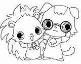 Coloring Jewelpet Pages Coloriage Fr Labra Chibi Coloringpagesfortoddlers Popular Brownie sketch template