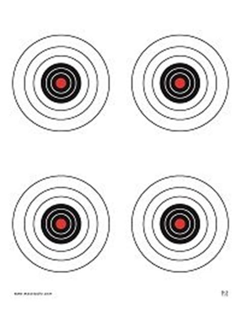 smallbore  caliber rifle targets   print    targets