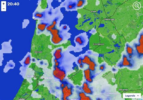 code oranje noord holland forse onweersbuien met veel regen onswestfriesland