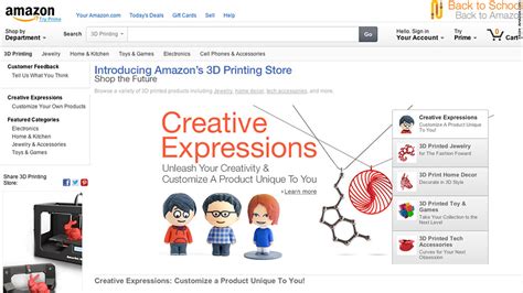 amazon launches 3 d printing store jul 29 2014