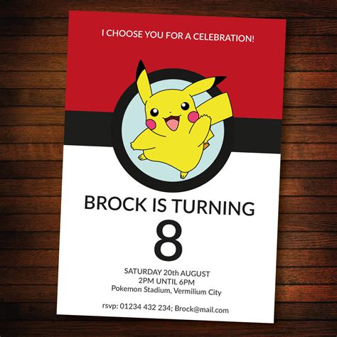 luscious pokemon invitations printable  tristan website