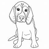 Beagle Chien Chiot 2925 Coloriages Dog Colorier Printable Pour Ko Albumdecoloriages Fois Imprimé sketch template