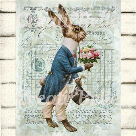 printable vintage bunny images featured    splendid