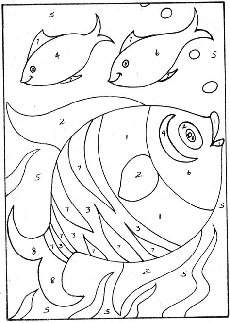 coloring pages  kids simple color  number simple color  number