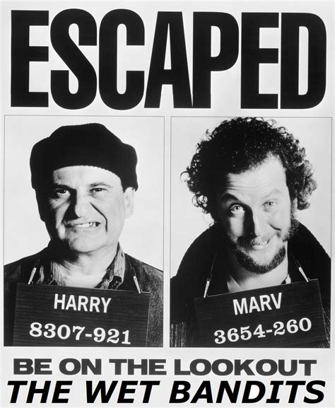 home  wet bandits wanted poster propreplica harry etsy