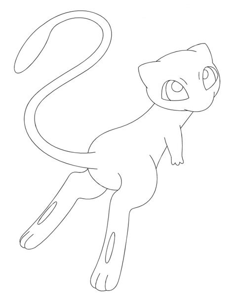 mew coloring pages  educative printable