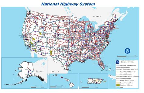 map   interstate highway system