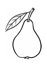 Pear Coloring Pears Clipart Pages Drawing Peer Printable Gruszka Fruit Color Template Transparent Book Fruits Supercoloring Sheet Paintingvalley Pinclipart A4 sketch template