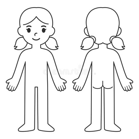 child body outline clipart