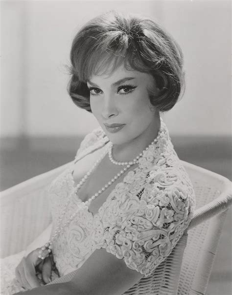 unknown gina lollobrigida in pearls globe photos fine art print for