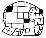 Mondriaan Mondrian Piet Elmer Kleurplaten Tekening Elefante Vlinder Knutselen Cuadros sketch template