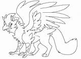 Base Griffon Deviantart Griffin Drawing Drawings Gryphon Animals Use Group sketch template