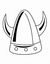 Viking Pages Printable Colouring Helmets Coloring Clipart sketch template