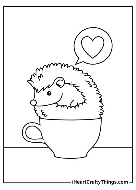 hedgehog coloring pages updated