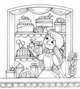 Coloring Pages Pastry Patisserie Getcolorings La Gaia Printable sketch template