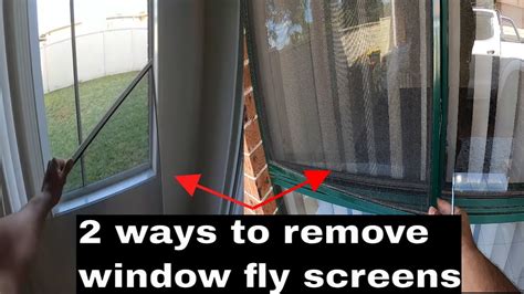 remove  install fly screens youtube