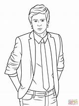 Efron Zac Coloring Pages Celebrity Printable Print Drawing Color Book sketch template