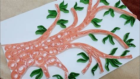quilling tree youtube
