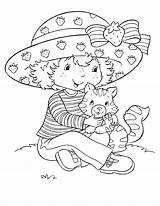 Strawberry Shortcake Coloring Pages Kids Burgess Stephanie December Printable Shortcakes sketch template