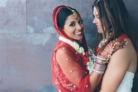 steph grant photographer shares gorgeous lesbian indian wedding
