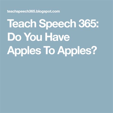 apples  apples apple teaching speech