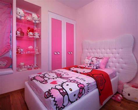 desain kamar tidur warna pink minimalis terbaru
