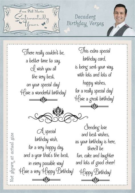 birthday verses verses  cards birthday card sayings