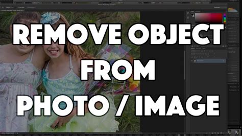 remove  object  photo  image photoshop cc youtube