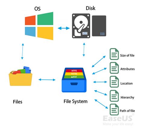 file system overview ntfs fat exfat  ext  file system    easeus