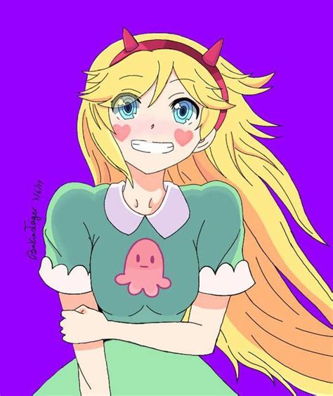 Star Butterfly As An Anime Character By Bakajager Star Butterfly