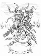 Christmas Creepy Krampus Coloring Pages Sam Book Macabre Merry Shearon Mister Preview Nerdmuch Review Yule Cool Geeksofdoom Stuff Books Google sketch template