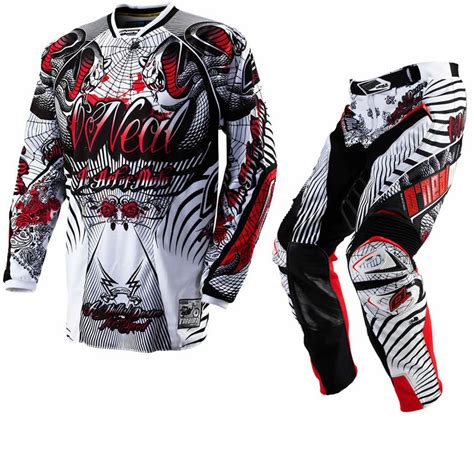 oneal  hardwear cobra white mx enduro motocross jersey pants combo kit ebay